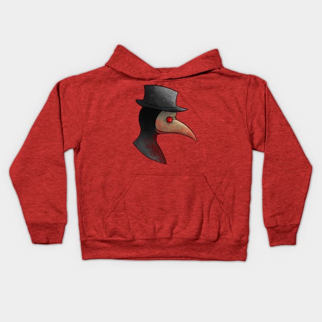 Plague Doctor Kids Hoodie by yahper